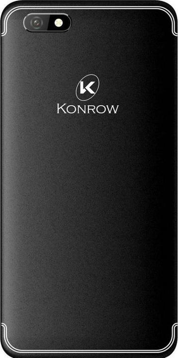 Immagine prodotto Konrow Easy Feel - Android 7.0 - 4G - Display da 5" - Dual Sim - 16GB, 1GB RAM - Nero (16 GB, Nero, 5", 4G)