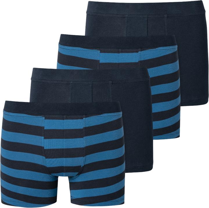 Actual product image Schiesser Pack of 4 Teens Boys 95/5 Organic Cotton Shorts / Pants (176, pack of 4)