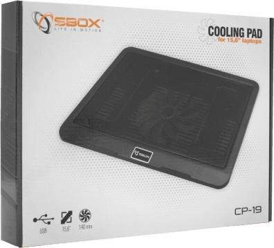 Produktbild Sbox CP-19 Cooling Pad For 15.6 Laptops