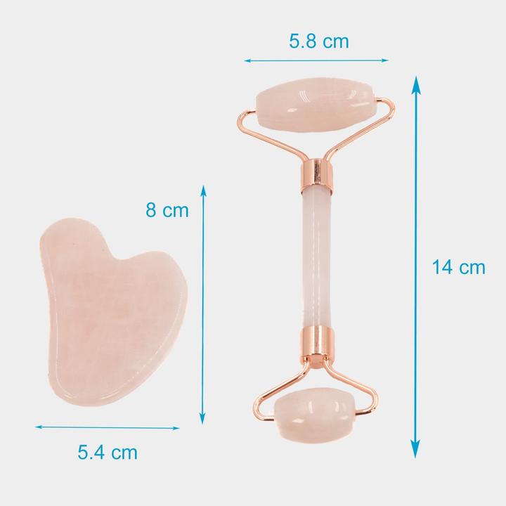 Actual product image Intirilife Gua Sha Gesichtsmassage Gesichtsroller (3tlg-Set)