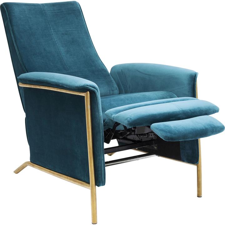 Immagine prodotto Kare Design Sedia relax Lazy Velvet Blue
