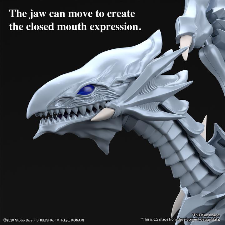 Actual product image Bandai YU-GI-OH - Figure-Rise Standard Amp. Blue-Eyes White Dragon -Model Kit