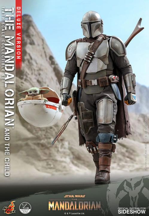 Immagine prodotto Hot Toys Star Wars - Il Mandaloriano "Il Mandaloriano e il Bambino" Deluxe 1/4 Action Figures