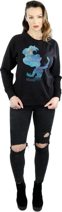 Actual product image Disney Princess Womens/Ladies Ariel Filled Silhouette Sweatshirt (XXL)