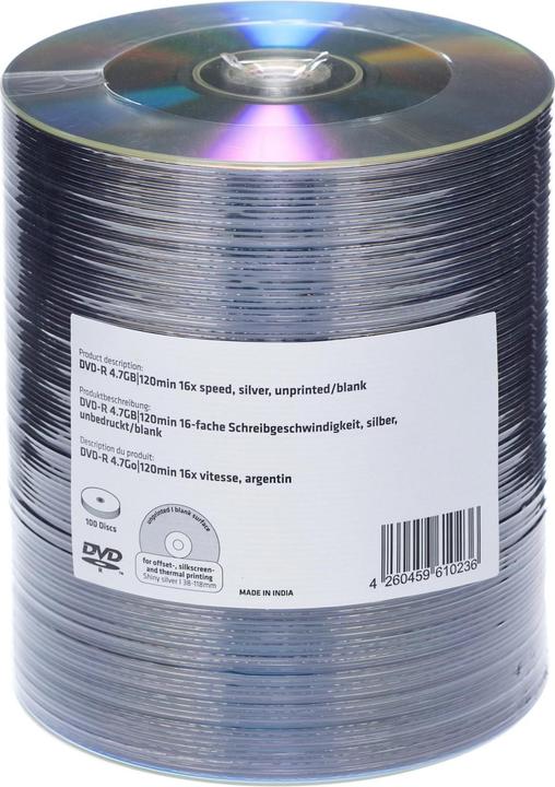 Actual product image MediaRange DVD-R 4.7GB, spindle of 100 (100 x)