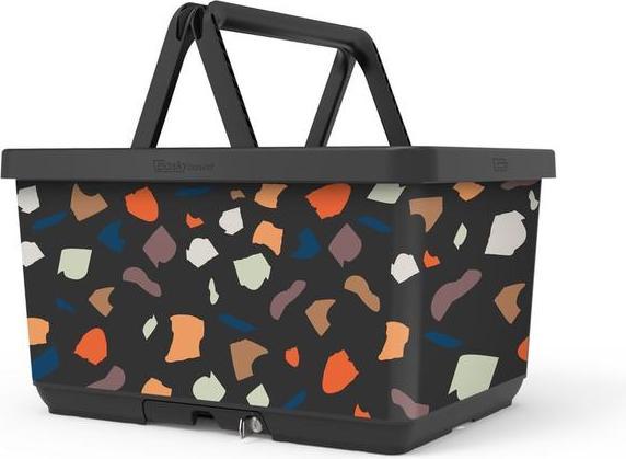 Actual product image The Basky Company Bicycle basket with lock and click system for luggage carrier - front carrier the basky basket (26.50 l)