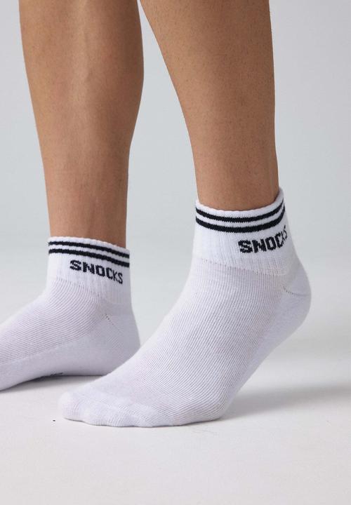 Image du produit Snocks Chaussettes de baskets rétro (paquet de 4, 35 - 38)
