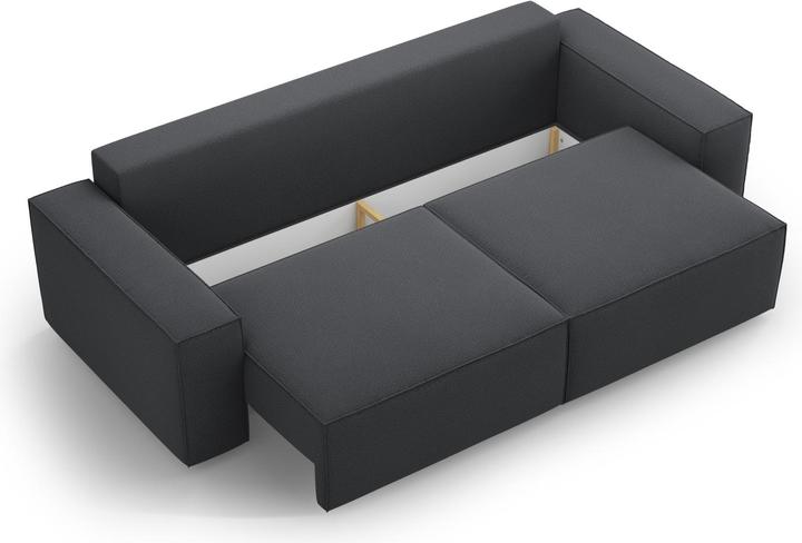 Image du produit Micadoni Canapé Convertible Avec Coffre De Rangement, "Jodie", 3 Places, 247x107x86 Fabriqué en Europe (2 places, 3 places, 4 places)