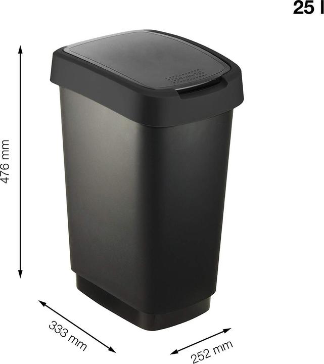 Image du produit Rotho 2er-Set Swingeimer 25 l SALSA (25 l)