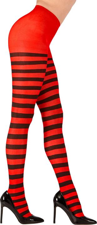 Immagine prodotto Widmann ROT-SCHWARZ GESTREIFTE STRUMPFHOSE 70 DEN, One Size Fits Most Adult