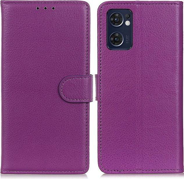Image du produit MU Classic Série de couvertures de livre en cuir Litchi (OPPO Reno7 Z 5G)