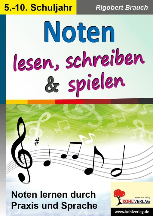 Produktbild Noten lesen, schreiben & spielen (Deutsch, Rigobert Brauch, 2019)