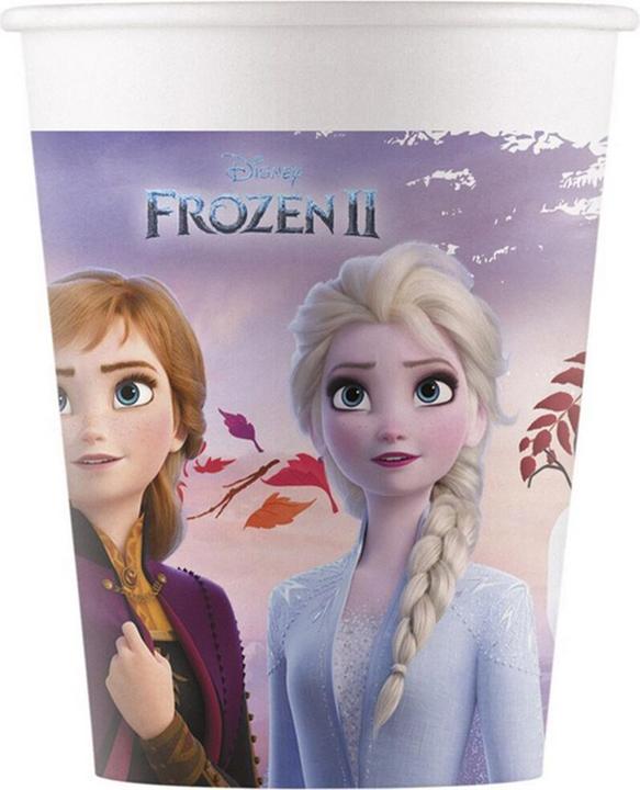 Actual product image Disney Frozen 2 disposable paper cups (pack of 8) (8 x)