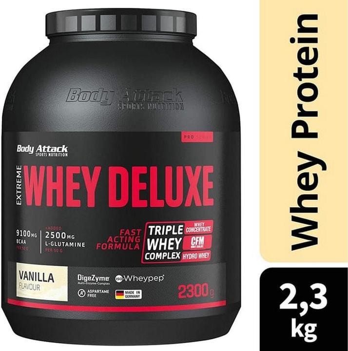 Produktbild Body Attack Extreme Whey Deluxe (Vanille, 1 Stk., 2300 g)