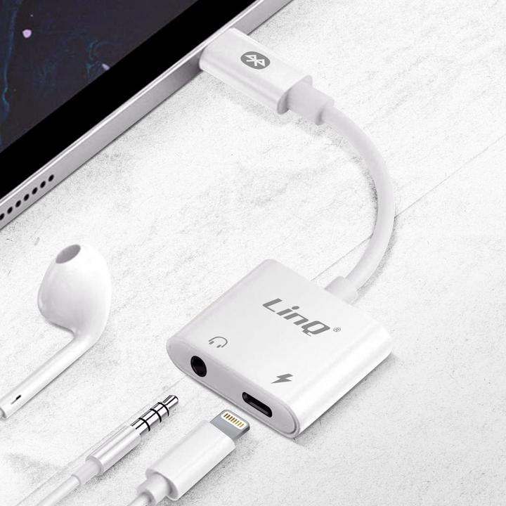 Produktbild LinQ Audio- und Ladeadapter mit 3.5mm Buchse /Lightning Anschluss (Lightning, 3.5mm Klinke)