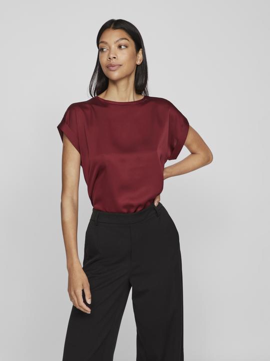 Actual product image Vila Round neckline top with short sleeves (38)