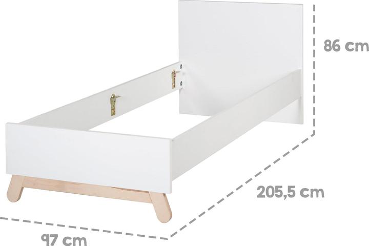 Actual product image Roba Youth Bed, 90x200 cm Clara (90 x 200 cm)