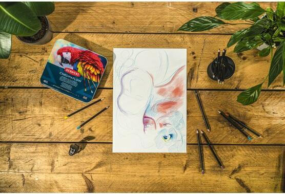 Image du produit Derwent Crayons de couleur Chromaflow, multicolores, 3,5 mm, 48 pièces (Multicolore, 48 x)
