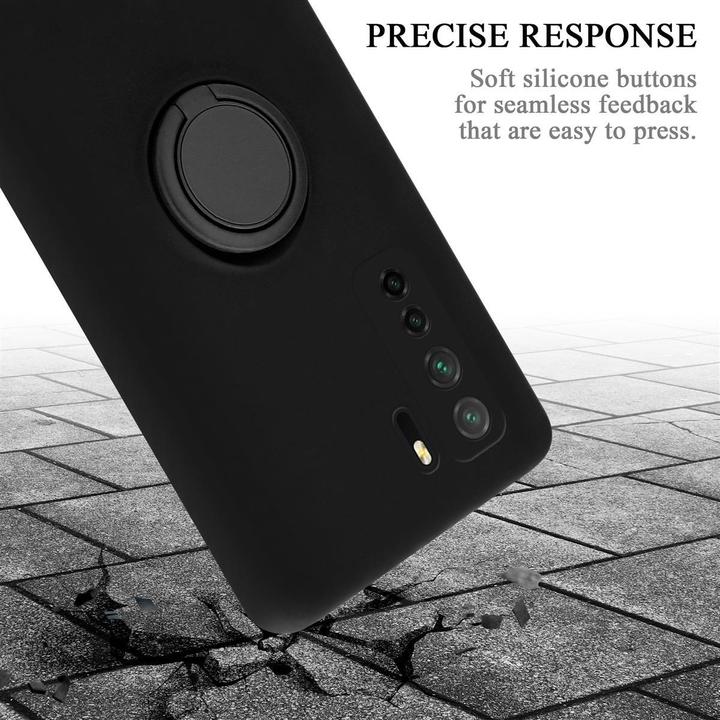 Productafbeelding Cadorabo TPU Vloeibare Ring Silicone Hoesje (Huawei Nova 7i, Huawei P40 Lite, Huawei Nova 6 SE)