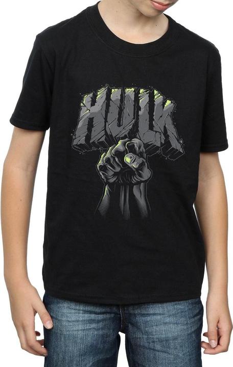 Image du produit - T-shirt HULK PUNCH LOGO - Garçon (140, 146)
