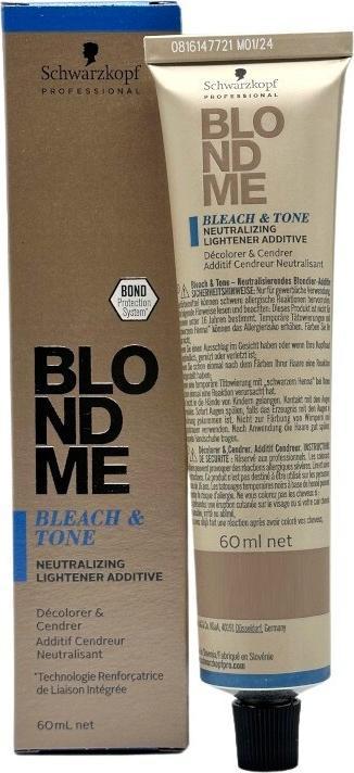 Image du produit Schwarzkopf Professional Schwarzkopf BLONDME Bond Coloration d'entretien pour les blondes - tonifier, éclaircir, illuminer (Additifs BT-Ash)