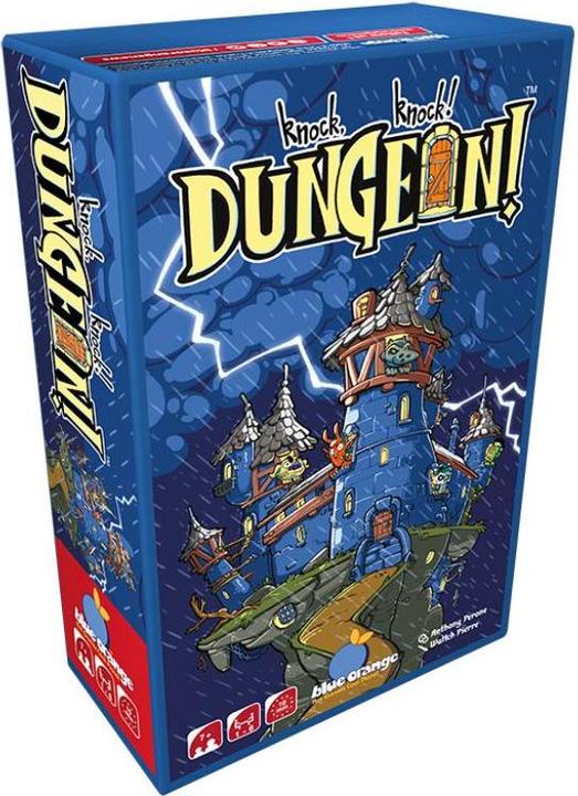 Blue Orange BLOD0079 - Knock! Knock! Dungeon!, Card Game, for 1-6 Players, Ages 7+ (Spanish)