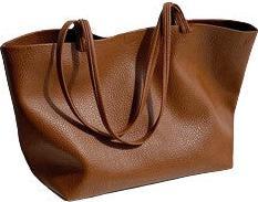 Immagine prodotto Only-Bags.Store Borsa a tracolla in pelle vegana, tote bag in morbida pelle di velluto a coste, shopping bag