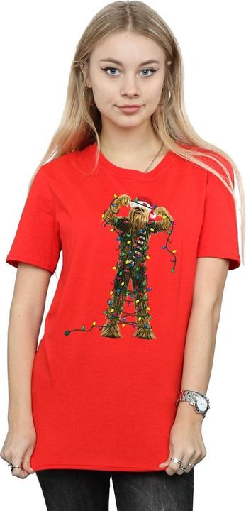 Produktbild Star Wars Chewbacca Christmas Lights TShirt (L)