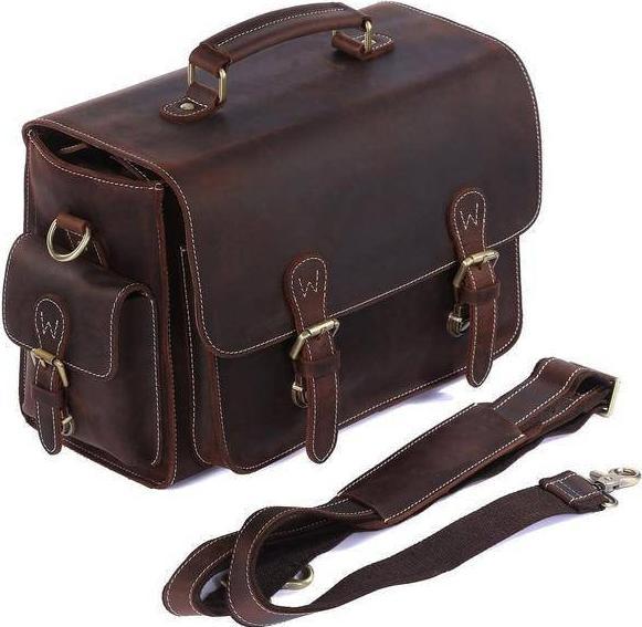 Actual product image Only-Bags.Store Leather Camera Bag, Camera Satchel Bag, Vintage Shoulder Camera Bag, Genuine Leather Saddle Bag (Camera shoulder bag)