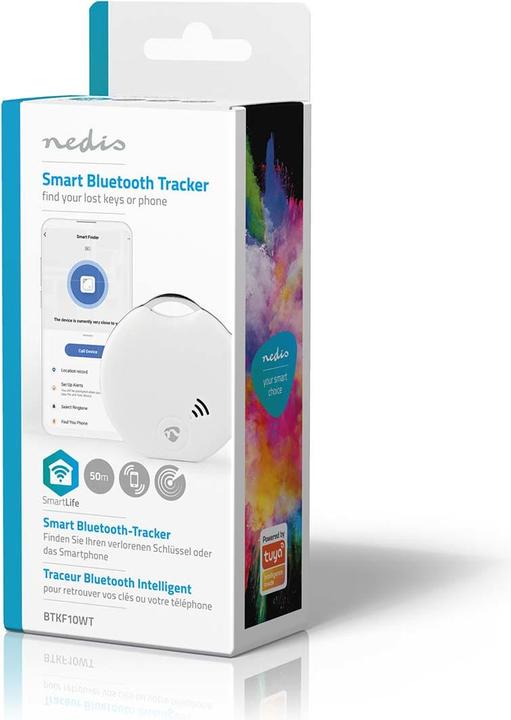 Actual product image Nedis SmartLife Bluetooth Tracker - White (Android, iOS)