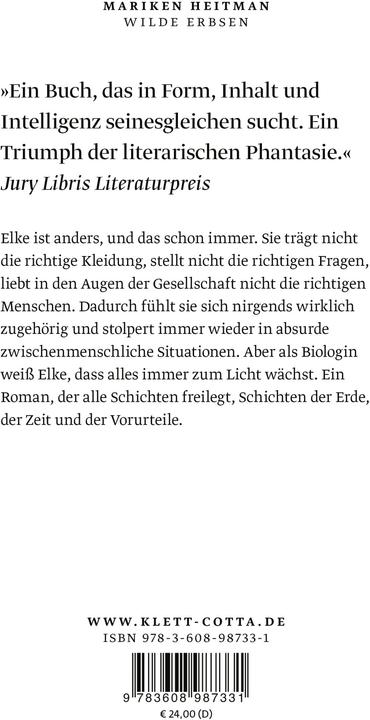 Produktbild Wilde Erbsen (Deutsch, Mariken Heitman, Christiane Burkhardt, 2024)