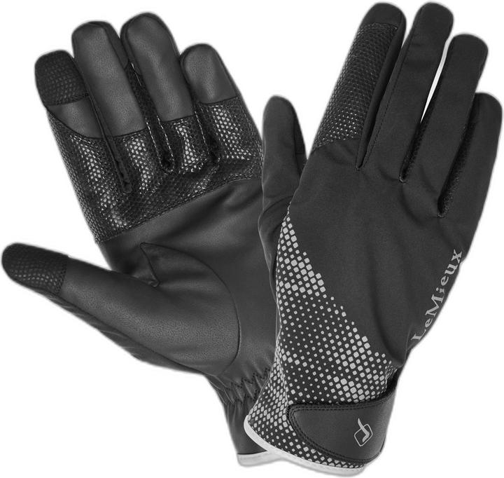 Actual product image LeMieux Women's waterproof leather riding gloves (6.5, 7)