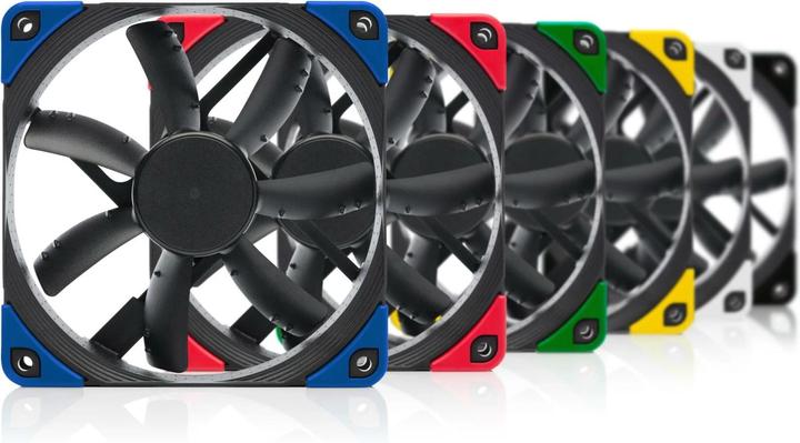 Actual product image Noctua NF-S12A PWM chromax.black.swap (120 mm, 1 x)