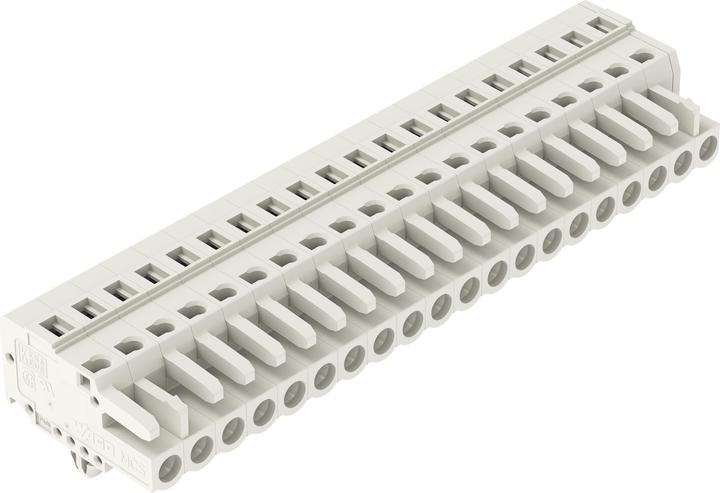 Wago Connecteur à ressort Gris clair 721-120/008-000 Contenu : 10 pcs (721-120/008-000)