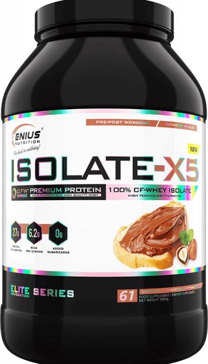 Actual product image Genius Nutrition Isolate-X5 (Chocotelly Spread, 2000 g)