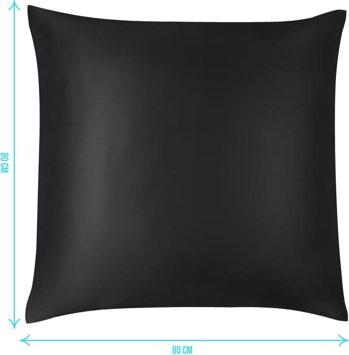 Produktbild Aspero Satin Kissenbezug 80x80 cm Enna - 9055 (Kopfkissenbezug, 80 x 80 cm)