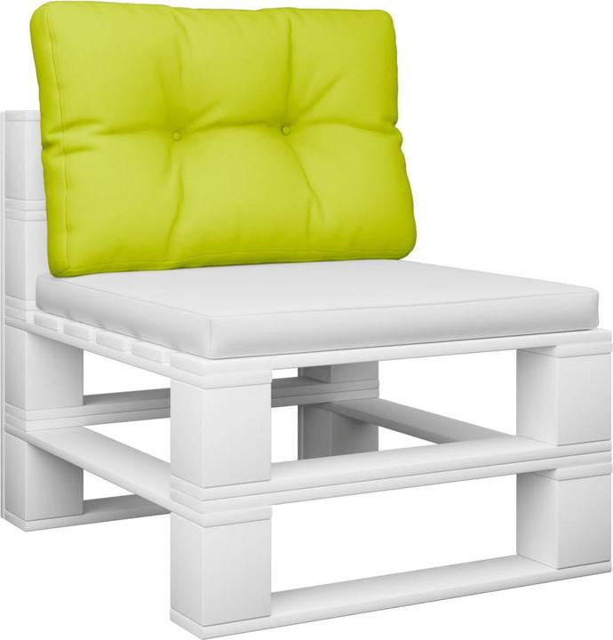 Immagine prodotto VidaXL Cuscino per pallet Cuscino per pallet Divano per pallet Cuscino per schienale Tessuto verde chiaro (50 x 40 x 12 cm)