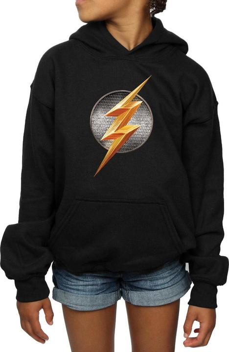 Image du produit - Sweat à capuche JUSTICE LEAGUE MOVIE FLASH EMBLEM - Fille (152, 158)