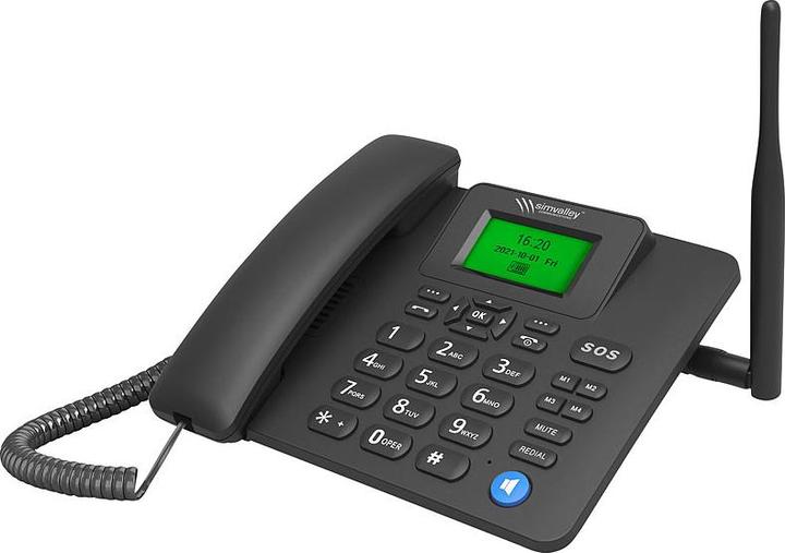 Produktbild Simvalley 4G-Tischtelefon, Hotspot-Funktion