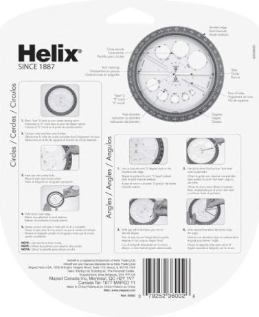 Immagine prodotto Helix Modello di Creatore di angoli e cerchi