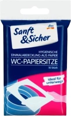 dm Sanft&Sicher Toilet paper seats (10 x)
