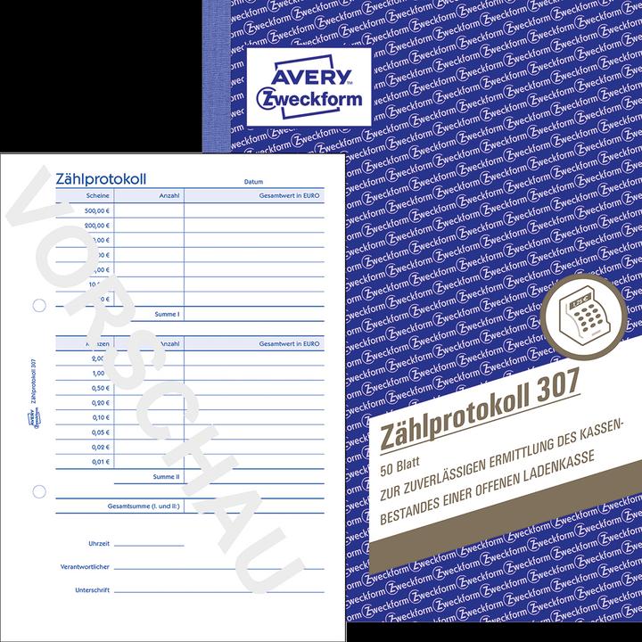 Produktbild Avery Zählprotokoll (50 x)