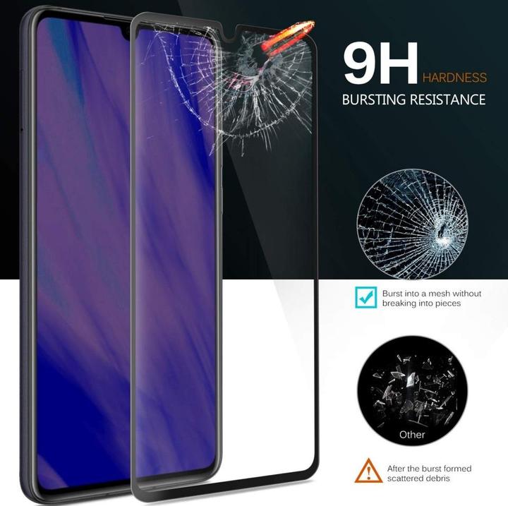 Actual product image Screenguard Huawei P30 Full Screen Protective Glass Film 2.5D 9H (1 Piece, Huawei P30)