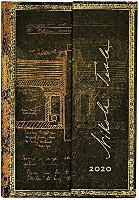 Produktbild Paperblanks Tesla Sketch Of A Turbine Mini day-at-a-time 2020 Diary