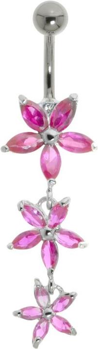 Produktbild Bijouteria Bauchpiercing (Edelstahl, Silber 925, Kristall)