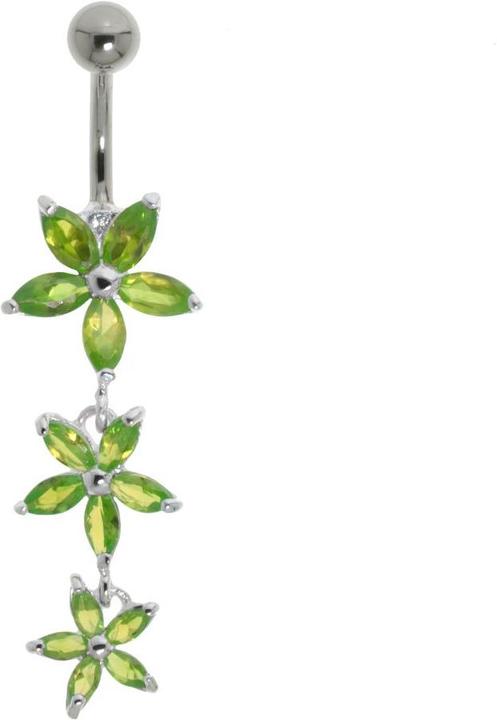 Produktbild Bijouteria Bauchpiercing (Edelstahl, Silber 925, Kristall)