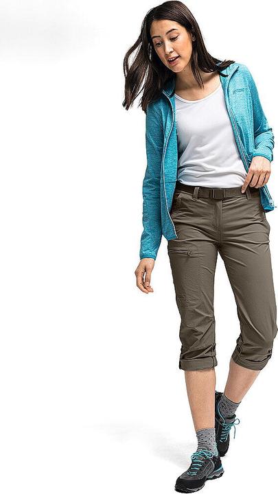 Produktbild Maier Sports leichte Damen-Outdoorhose "Karwendel" Wanderhose Funktionshose (teak) (38)