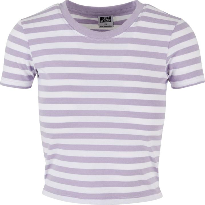 Actual product image Urban Classics Ladies Short Striped Tee - 142651 (4XL)