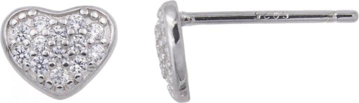 Produktbild Passion Ohrringe Aus Silber - Herz - Zirkonia (COU BIJOU, Matériel exact)