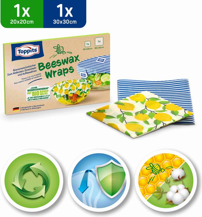 Image du produit Toppits Bienenwachstuch (2 x)